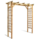 PERGOLA DOUBLE DROITE PB 210X72X214.5cm Passage 160cm - poteau 6x4.5cm - BURGER