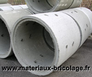 TUYAUX BETON PERFOREE DE 100CM EN 1 ML