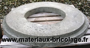 COUVERCLE 100 ROND  TROU D'HOMME  ( 116cm extérieur )