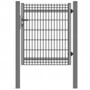 PORTILLON PROMO HT1500x1000mm Gantois Clotures -  GRIS RAL 7016