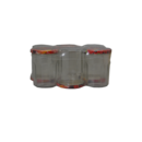 6 POTS DE CONFITURE 385ml+COUV.DECO TO82