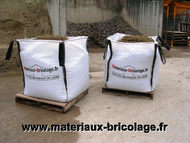 Big-bag gravier concassé lavé 4/6 1m3 ( environ 1300kg )