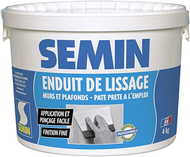 ENDUIT DE LISSAGE PATE seau de 4Kg (enduit finition pate pret à l'emploi)